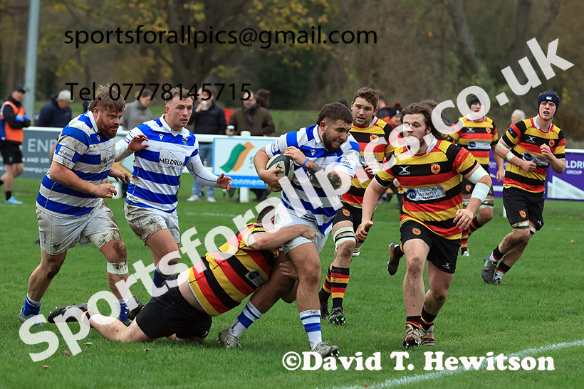 Tynedale v Harrogate, Tynedale Park, Corbridge.   Photo: David T. Hewitson/Sports for All Pics